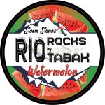 Recipient cu 100 grame de pietre aromate pentru narghilea RIO Rocks by RioTabak Pepene Verde